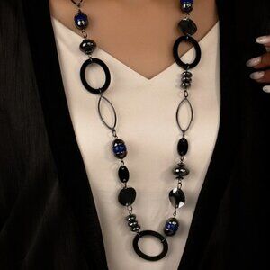 1pc Fashionable Bead Decor Necklace For Women